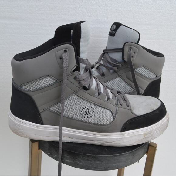 Volcom Evolve EH High Top Composite Toe Work Sneakers Men’s Sz 12Wide GrayBlack - Picture 1 of 7